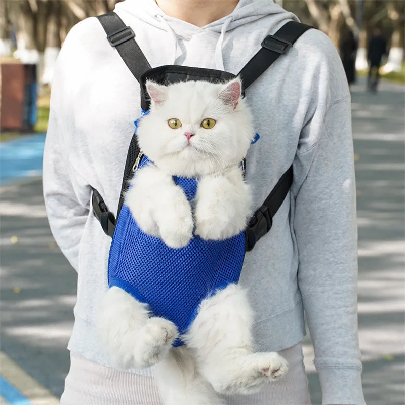 Sac à Dos Chat - PetExplorer™ - Bleu