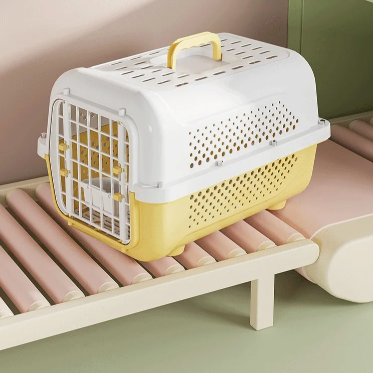 Panier Transport Chat - PetFlightCase™ - Jaune